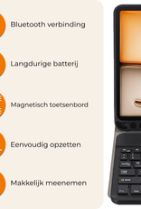 Nomfy Nomfy iPad Air 7 (13 inch) Toetsenbordhoes Met Screenprotector - Donkerblauw