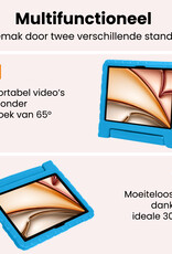 Nomfy Nomfy iPad Air 7 (11 inch) Kinderhoes Met Screenprotector - Blauw