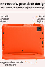 Nomfy Nomfy iPad Air 7 (11 inch) Kinderhoes Met Screenprotector - Oranje