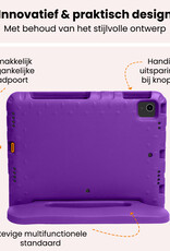 Nomfy Nomfy iPad Air 7 (11 inch) Kinderhoes Met Screenprotector - Paars