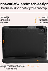 Nomfy Nomfy iPad Air 7 (11 inch) Kinderhoes Met Screenprotector - Zwart