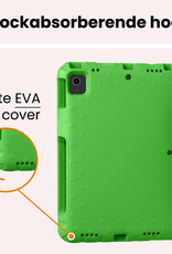 Nomfy Nomfy iPad Air 7 (11 inch) Kinderhoes Met 2x Screenprotector - Groen