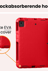 Nomfy Nomfy iPad Air 7 (11 inch) Kinderhoes Met 2x Screenprotector - Rood