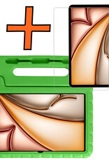 Nomfy Nomfy iPad Air 7 (13 inch) Kinderhoes Met Screenprotector - Groen