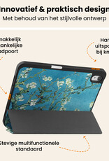 Nomfy Nomfy iPad 11 2025 Hoesje Met Uitsparing Apple Pencil - Bloesem
