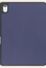 Nomfy Nomfy iPad 11 2025 Hoesje Met Uitsparing Apple Pencil - Donkerblauw