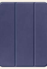 Nomfy Nomfy iPad 11 2025 Hoesje Met Uitsparing Apple Pencil - Donkerblauw