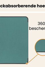 Nomfy Nomfy iPad 11 2025 Hoesje Met Uitsparing Apple Pencil - Donkergroen