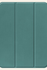 Nomfy Nomfy iPad 11 2025 Hoesje Met Uitsparing Apple Pencil - Donkergroen