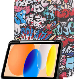 Nomfy Nomfy iPad 11 2025 Hoesje Met Uitsparing Apple Pencil - Graffity
