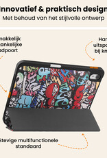 Nomfy Nomfy iPad 11 2025 Hoesje Met Uitsparing Apple Pencil - Graffity