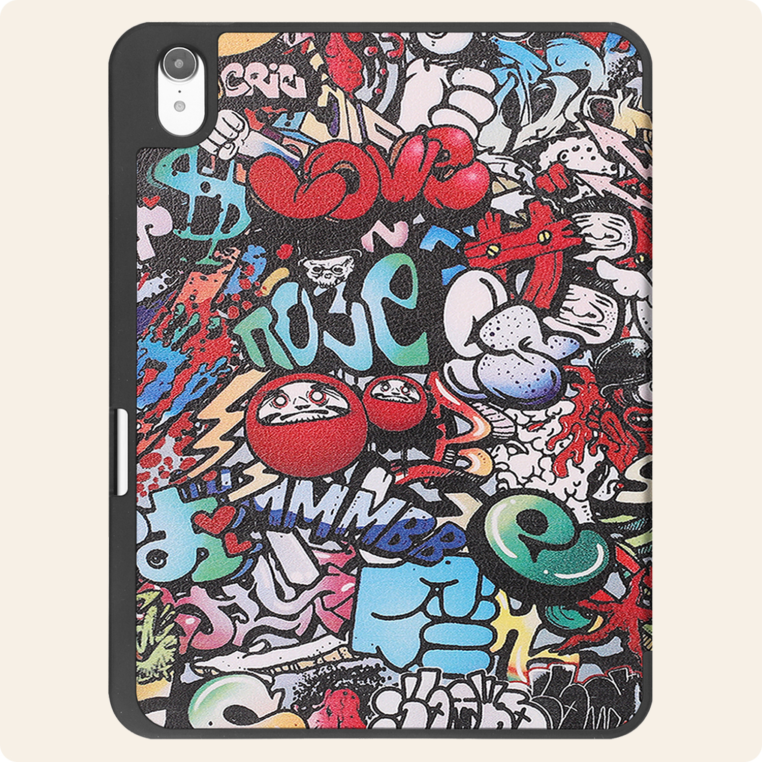 Nomfy Nomfy iPad 11 2025 Hoesje Met Uitsparing Apple Pencil - Graffity