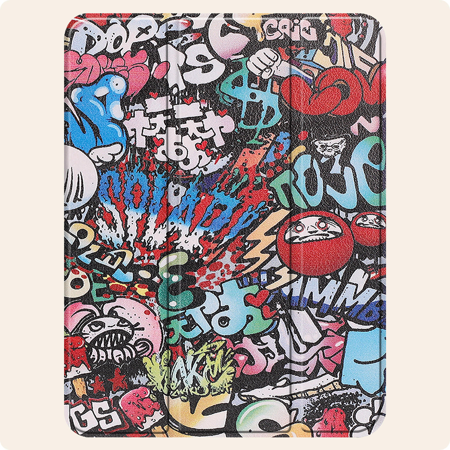 Nomfy Nomfy iPad 11 2025 Hoesje Met Uitsparing Apple Pencil - Graffity