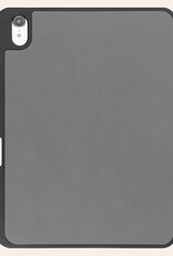 Nomfy Nomfy iPad 11 2025 Hoesje Met Uitsparing Apple Pencil - Grijs