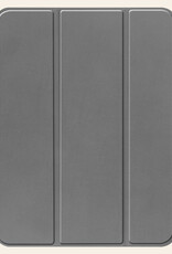 Nomfy Nomfy iPad 11 2025 Hoesje Met Uitsparing Apple Pencil - Grijs