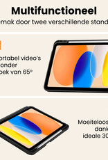 Nomfy Nomfy iPad 11 2025 Hoesje Met Uitsparing Apple Pencil - Lichtblauw