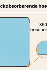 Nomfy Nomfy iPad 11 2025 Hoesje Met Uitsparing Apple Pencil - Lichtblauw