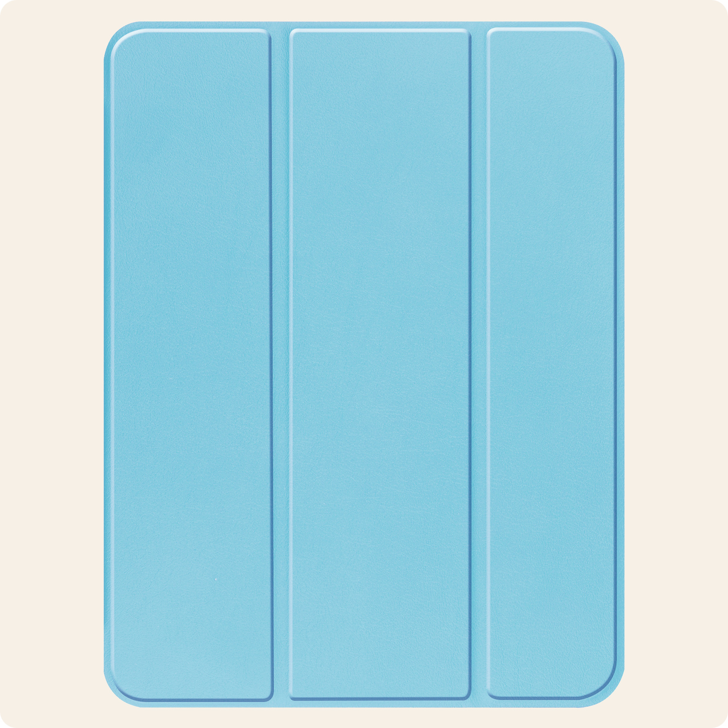 Nomfy Nomfy iPad 11 2025 Hoesje Met Uitsparing Apple Pencil - Lichtblauw