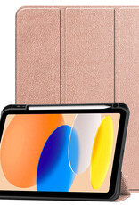Nomfy Nomfy iPad 11 2025 Hoesje Met Uitsparing Apple Pencil - Rose Goud