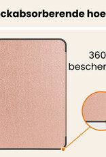 Nomfy Nomfy iPad 11 2025 Hoesje Met Uitsparing Apple Pencil - Rose Goud