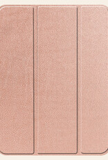 Nomfy Nomfy iPad 11 2025 Hoesje Met Uitsparing Apple Pencil - Rose Goud