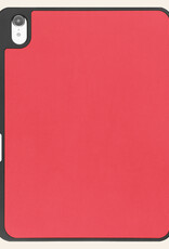Nomfy Nomfy iPad 11 2025 Hoesje Met Uitsparing Apple Pencil - Rood