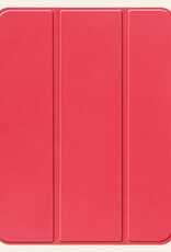 Nomfy Nomfy iPad 11 2025 Hoesje Met Uitsparing Apple Pencil - Rood