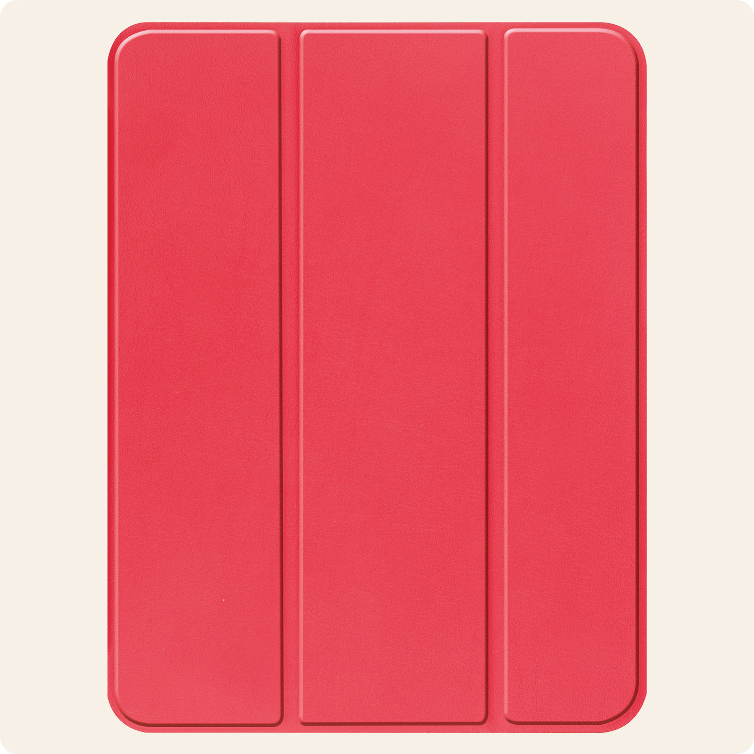 Nomfy Nomfy iPad 11 2025 Hoesje Met Uitsparing Apple Pencil - Rood
