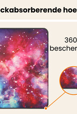 Nomfy Nomfy iPad 11 2025 Hoesje Met Uitsparing Apple Pencil Met Screenprotector - Galaxy