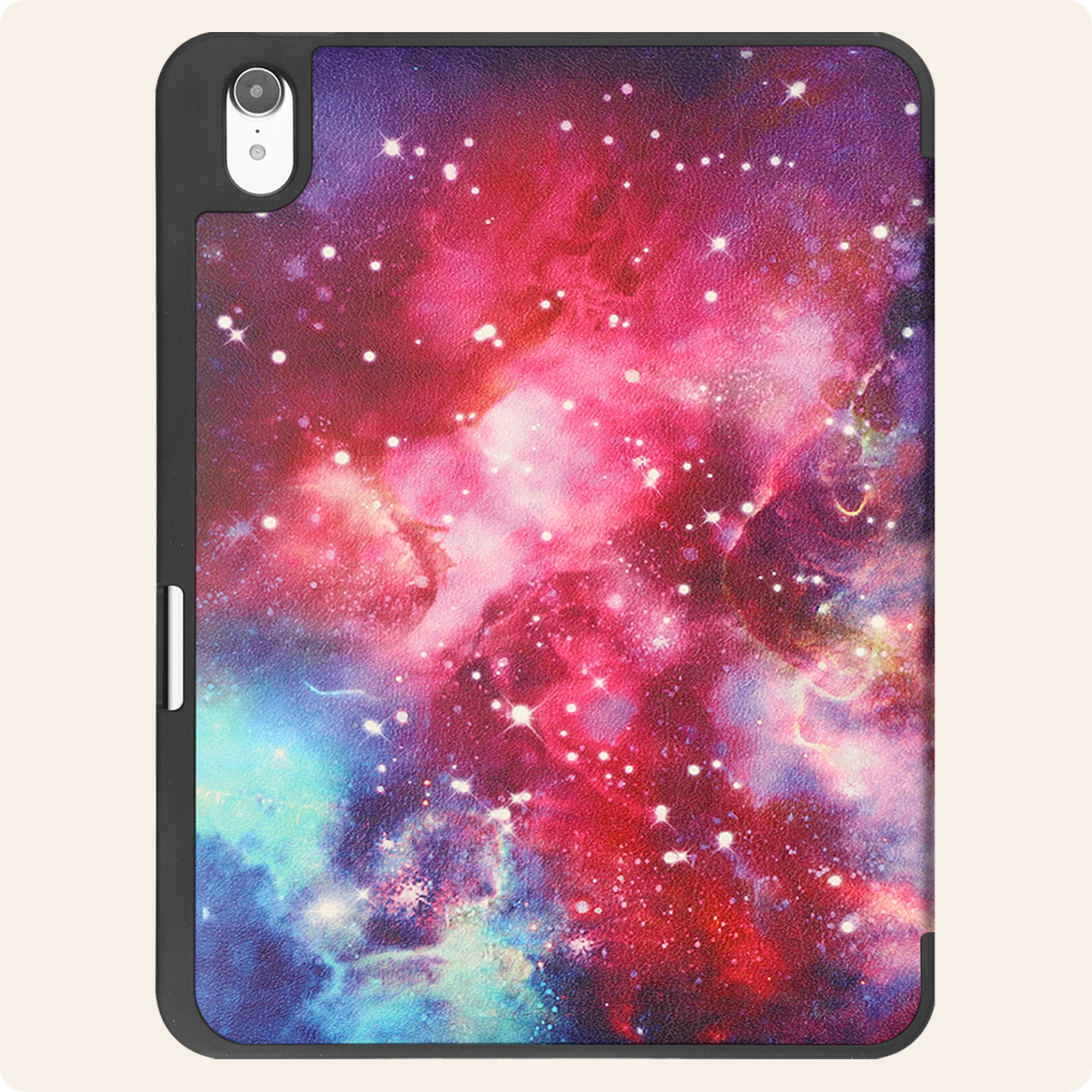 Nomfy Nomfy iPad 11 2025 Hoesje Met Uitsparing Apple Pencil Met Screenprotector - Galaxy