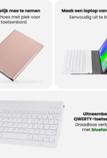 BASEY. BASEY. iPad 11 2025 Toetsenbordhoes - Rosé Goud