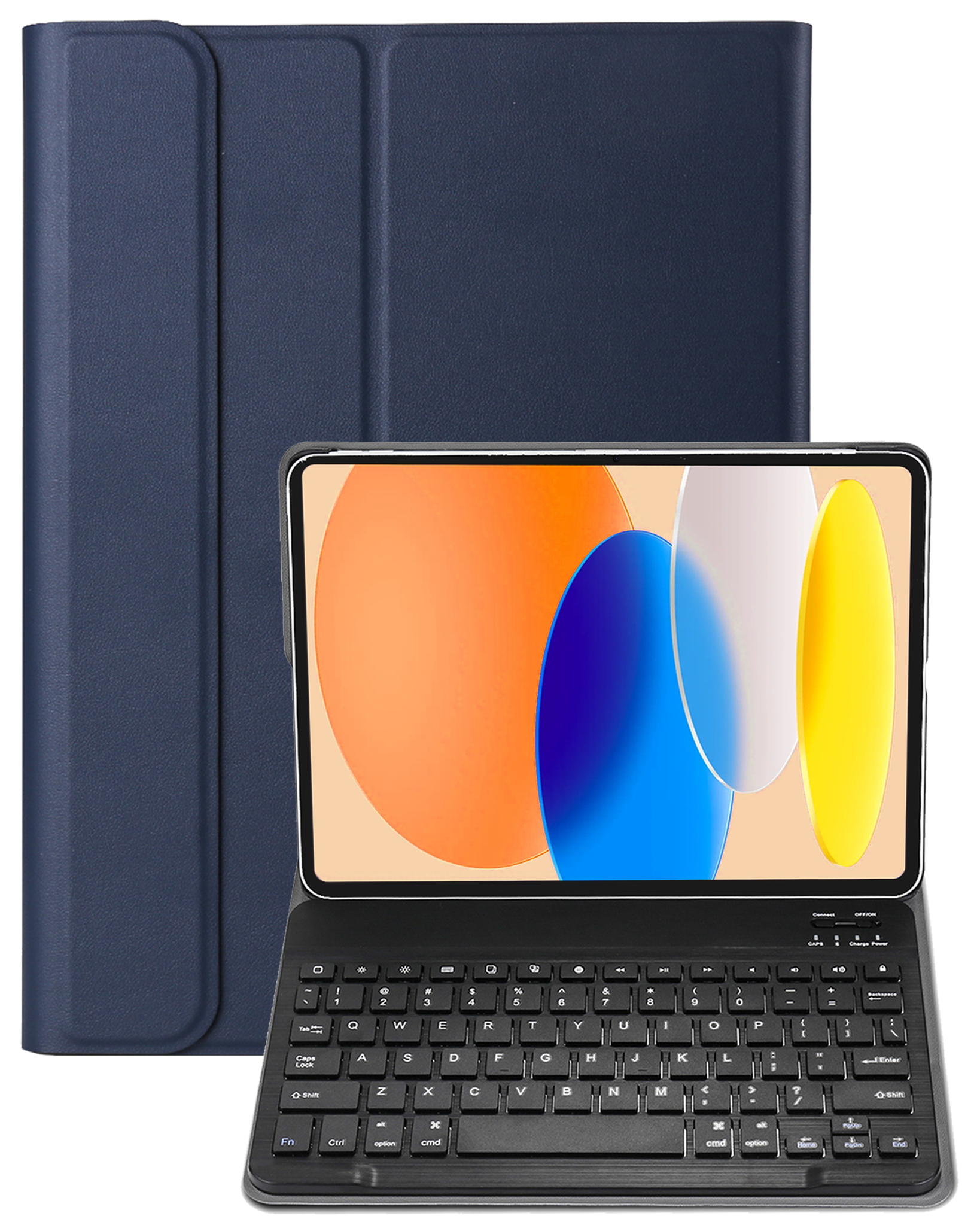 Nomfy Nomfy iPad 11 2025 Toetsenbordhoes - Donkerblauw