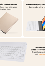 Nomfy Nomfy iPad 11 2025 Toetsenbordhoes - Goud