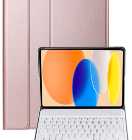 Nomfy Nomfy iPad 11 2025 Toetsenbordhoes - Rosé Goud