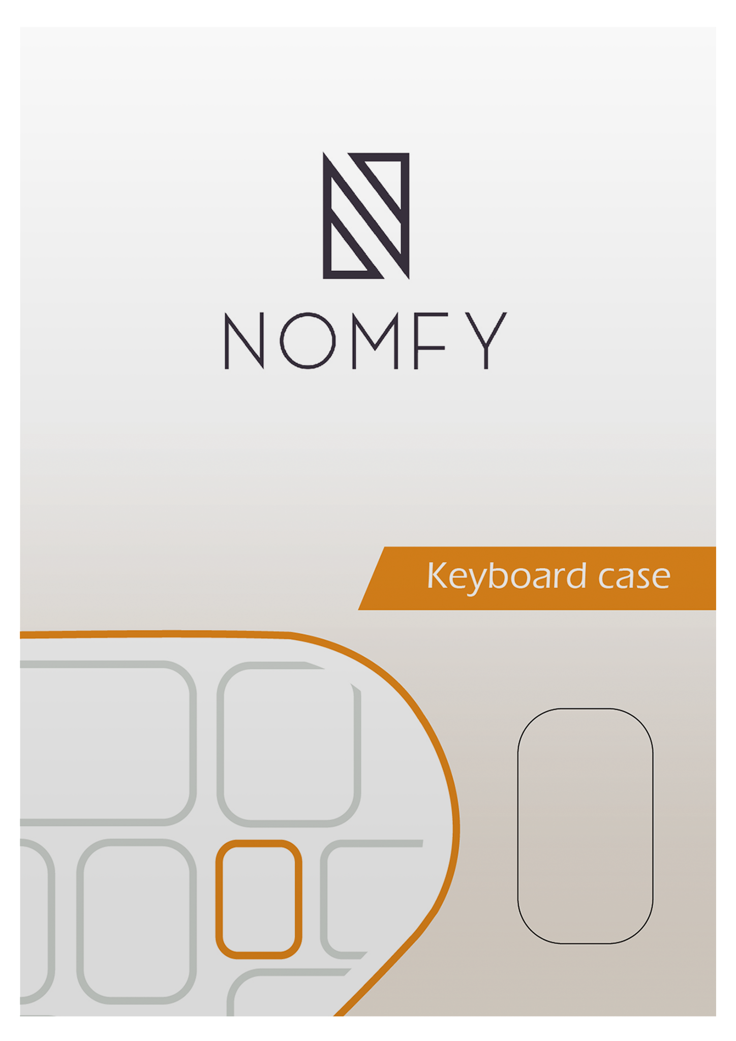 Nomfy Nomfy iPad 11 2025 Toetsenbordhoes Met Screenprotector - Donkerblauw