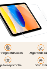 Nomfy Nomfy iPad 11 2025 Toetsenbordhoes Met Screenprotector - Donkerblauw
