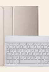 Nomfy Nomfy iPad 11 2025 Toetsenbordhoes Met Screenprotector - Goud