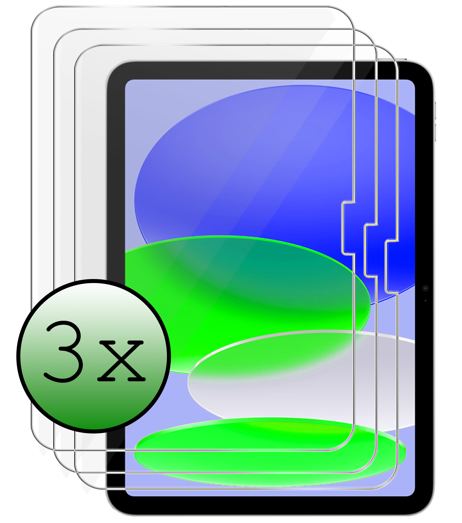 BASEY. BASEY. iPad 11 2025 Screenprotector - 3 PACK