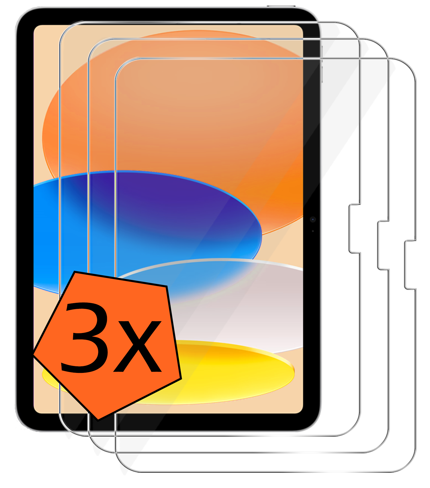 Nomfy Nomfy iPad 11 2025 Screenprotector - 3 PACK