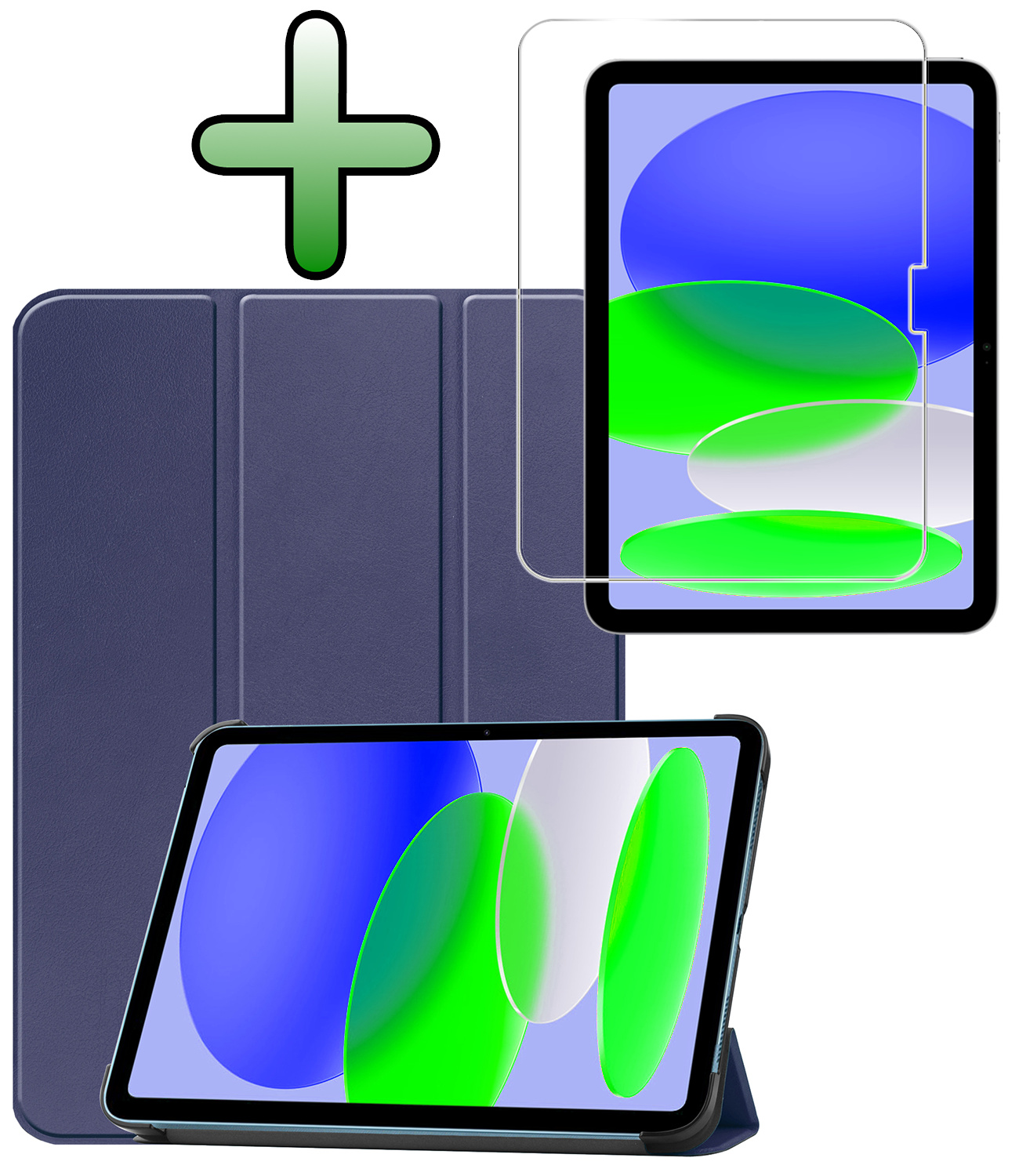 BASEY. BASEY. iPad 11 2025 Hoesje - Donkerblauw