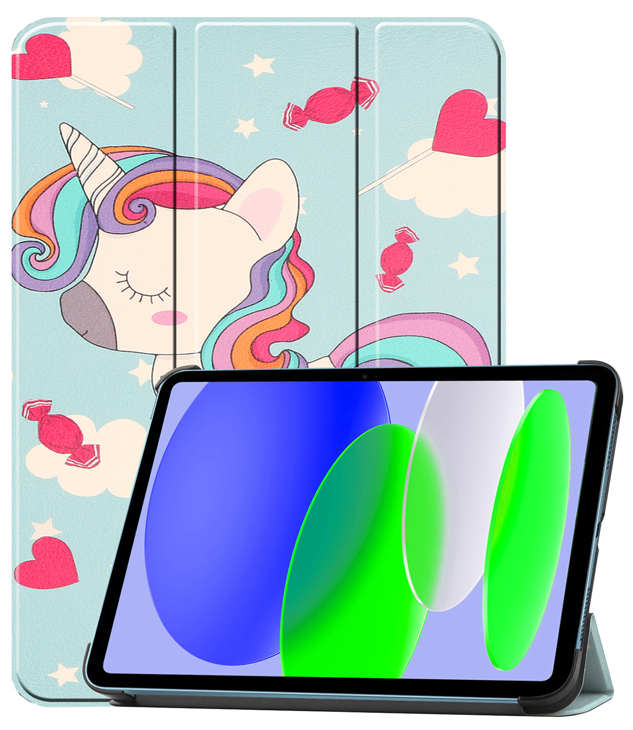 BASEY. BASEY. iPad 11 2025 Hoesje - Eenhoorn