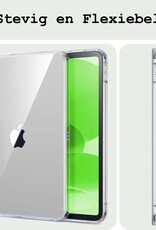 BASEY. BASEY. iPad 11 2025 Hoesje Siliconen Met 2x Screenprotector - Transparant