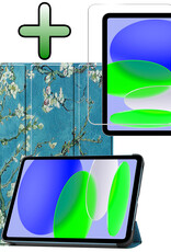 BASEY. BASEY. iPad 11 2025 Hoesje Met Screenprotector - Bloesem