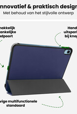BASEY. BASEY. iPad 11 2025 Hoesje Met Screenprotector - Donkerblauw