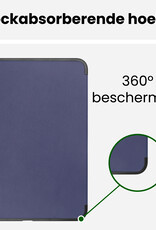BASEY. BASEY. iPad 11 2025 Hoesje Met Screenprotector - Donkerblauw