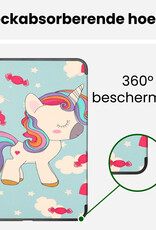 BASEY. BASEY. iPad 11 2025 Hoesje Met Screenprotector - Eenhoorn