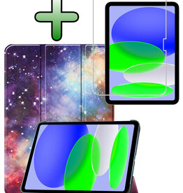 BASEY. BASEY. iPad 11 2025 Hoesje Met Screenprotector - Galaxy