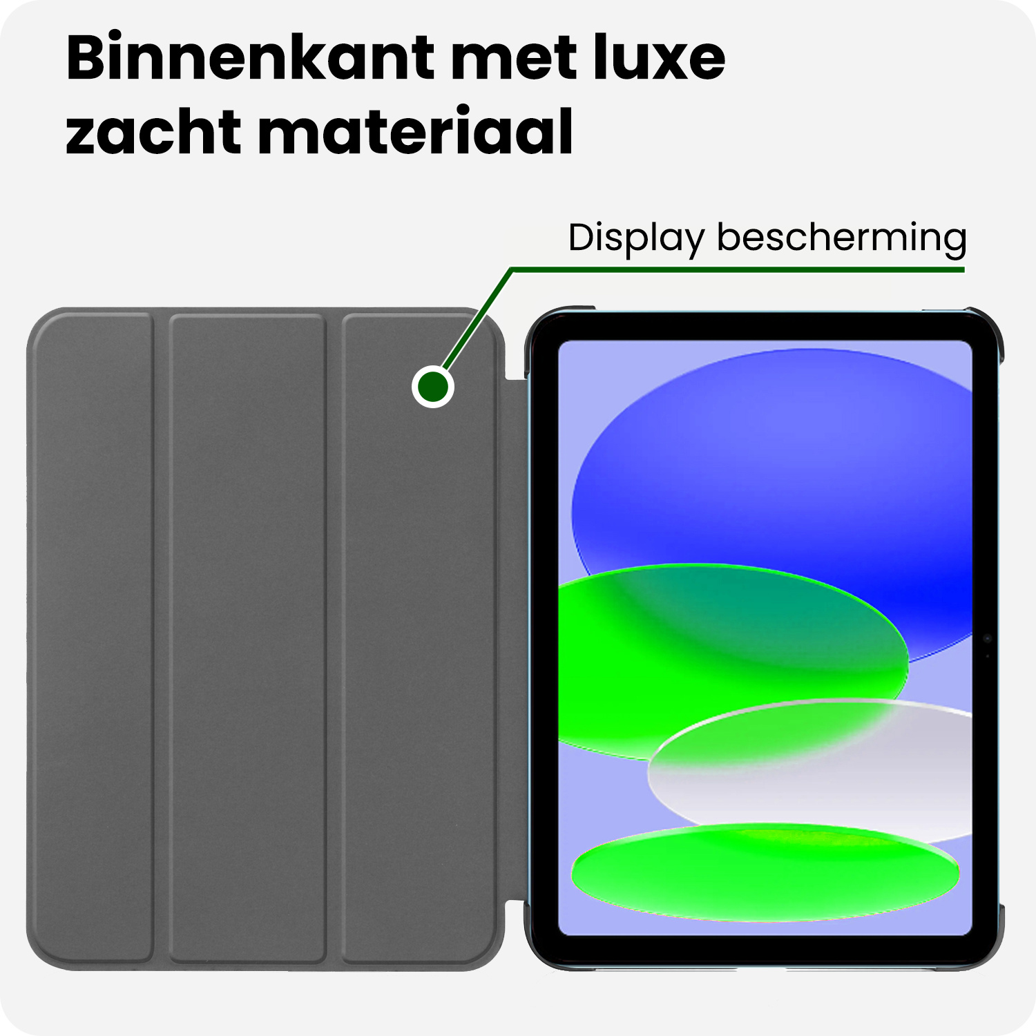 BASEY. BASEY. iPad 11 2025 Hoesje Met Screenprotector - Kat