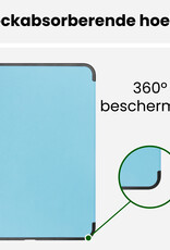 BASEY. BASEY. iPad 11 2025 Hoesje Met Screenprotector - Lichtblauw