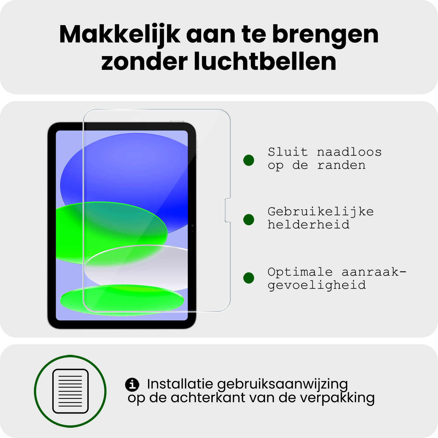 BASEY. BASEY. iPad 11 2025 Hoesje Met Screenprotector - Paars